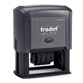 TRODAT PRINTY 4727 SELF-INKING DIE PLATE DATER WITH BLUE/RED PAD