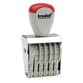 TRODAT CLASSIC 1546   .157&quot; (4MM) 6 BAND NUMBER STAMP