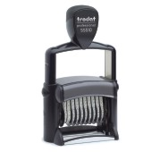 TRODAT PROFESSIONAL 55510 METAL SELF-INKING   .200&quot; (5MM) 10 BAND NUMBER STAMP