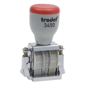 TRODAT CLASSIC 3450 FLAT BAND, DOUBLE BRIDGE DIE PLATE DATER